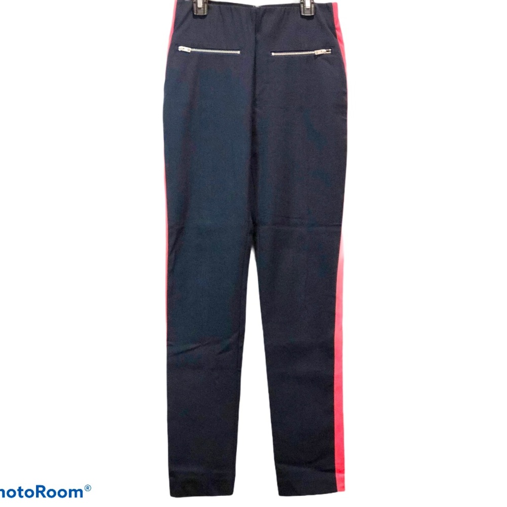 Rag & Bone Blue Slim Straight-leg Crepe Pants